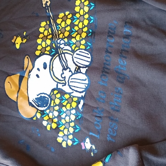 Snoopy  🪕🌻 & Woodstock Hoodie - Picture 7 of 7